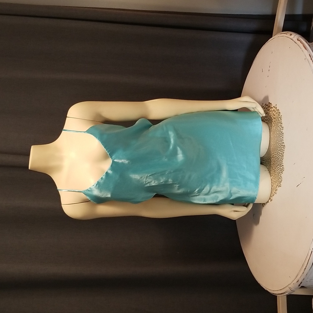 VINTAGE 2001 Victoria's Secret Slip Dress lingerie blue xsmall